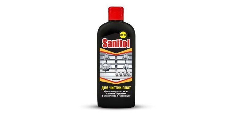 Чистящее средство для плит "Sanitol" 250 мл