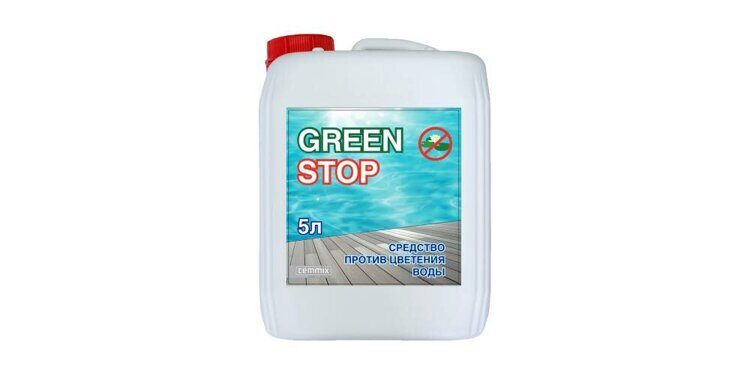 Средство против цветения воды "Cemmix" Green Stop, 5 л