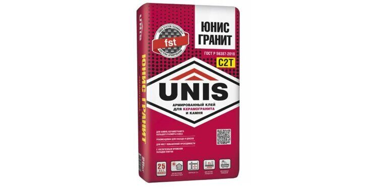 Клей плиточный "UNIS" гранит, 25 кг